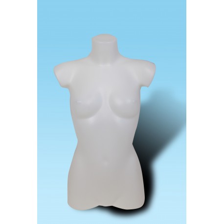 Busto femminile basso di plastica