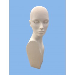 Testa donna con volto