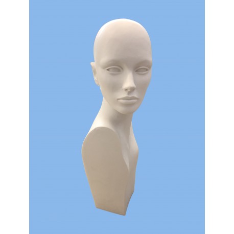Testa donna con volto